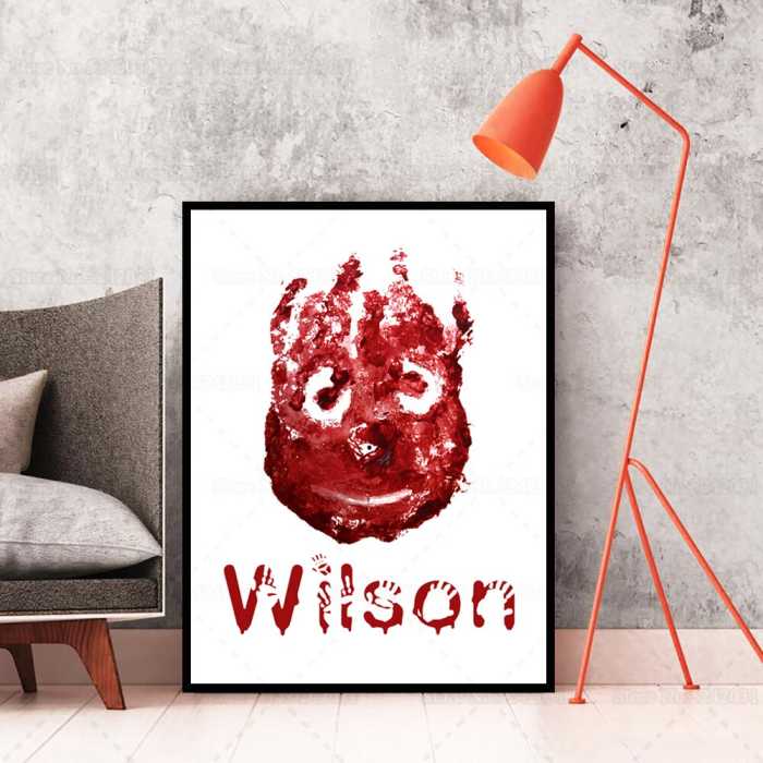 Affiche Wilson de Seul au monde