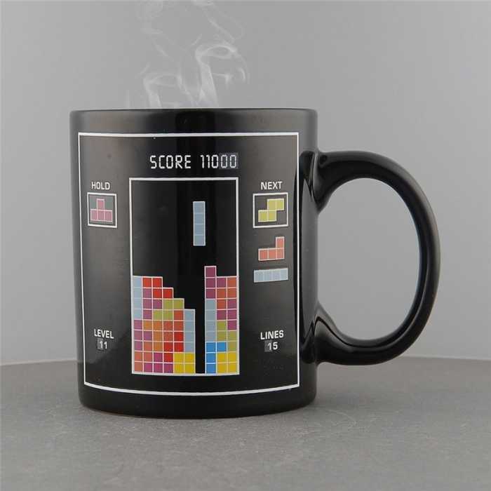 Mug Thermo-réactif Tetris