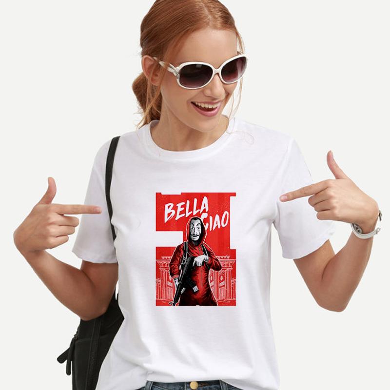 T-Shirt La Casa de Papel &quot;Bella ciao&quot; pour femmes  - /medias/156388423921.jpg