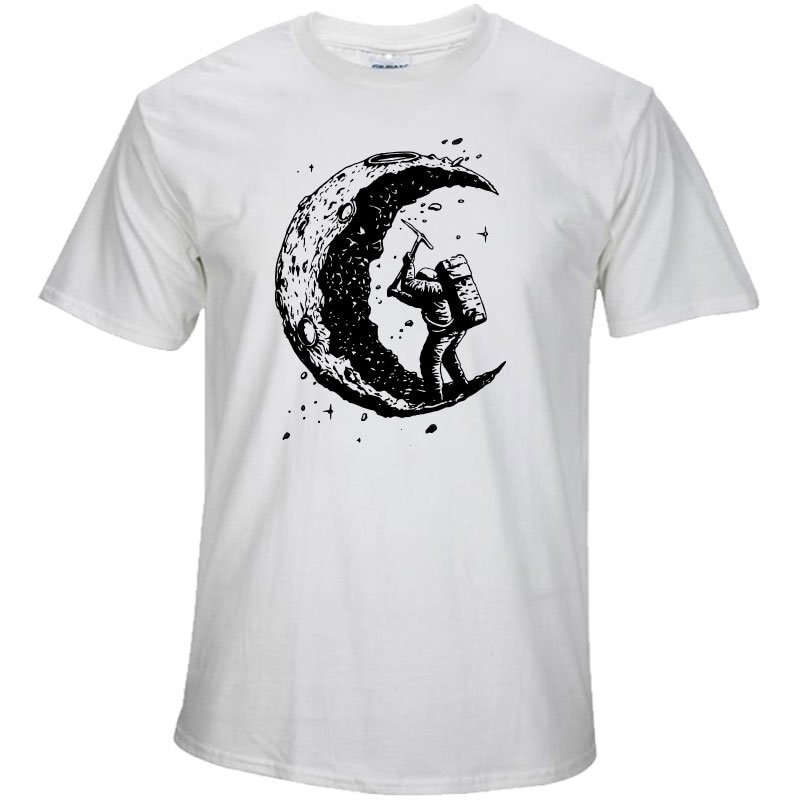 T-Shirt &quot;creuser la lune&quot; manches courtes - /medias/156449236661.jpg