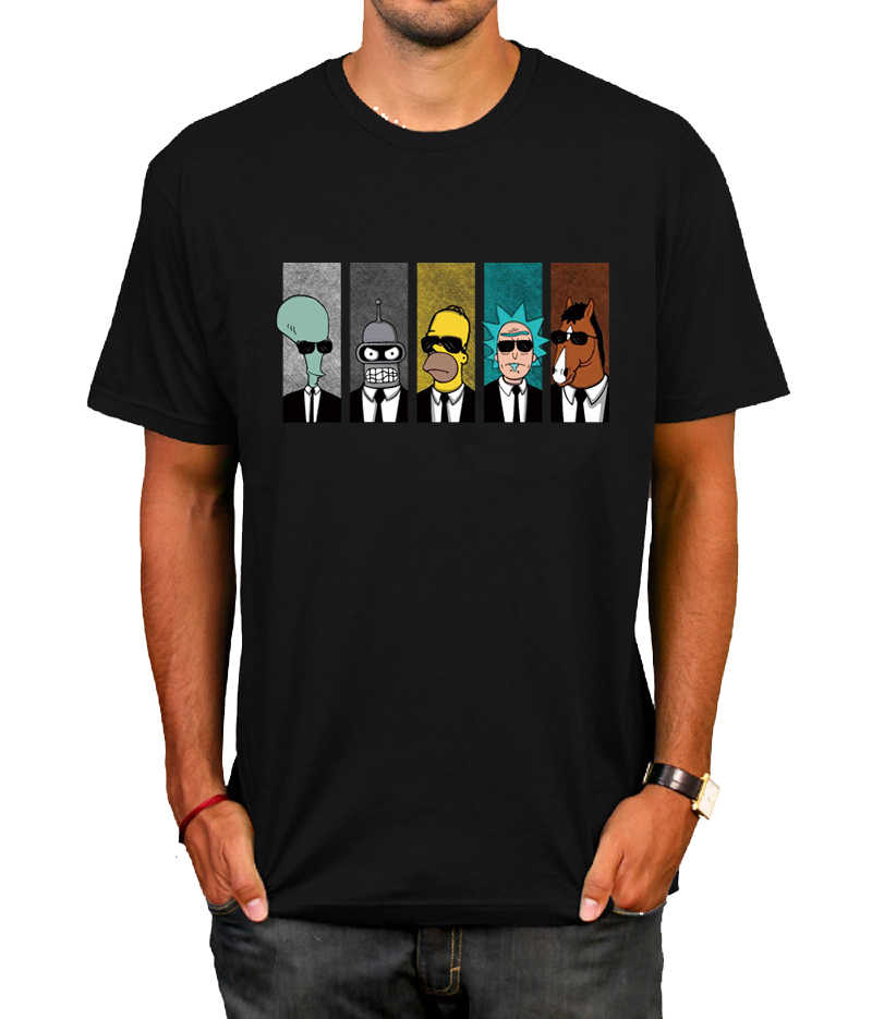 T-Shirt animes style Reservoir Dogs (Simpson, Futurama, RIck et Morty) - /medias/156488204952.jpg