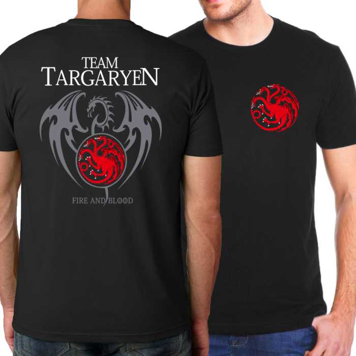 T-Shirt Maison Targaryen (Game of Thrones)