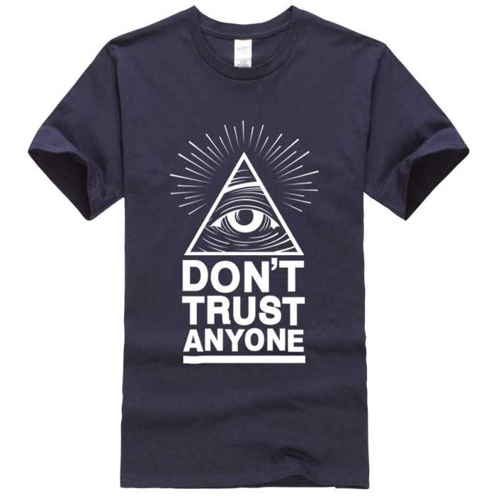 T-Shirt Illuminati &quot;Don't trust anyone&quot;