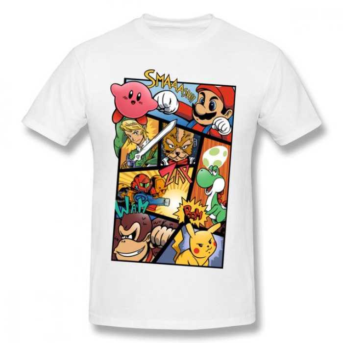 T-Shirt Super Super Smash Bros &quot;bd comics&quot;