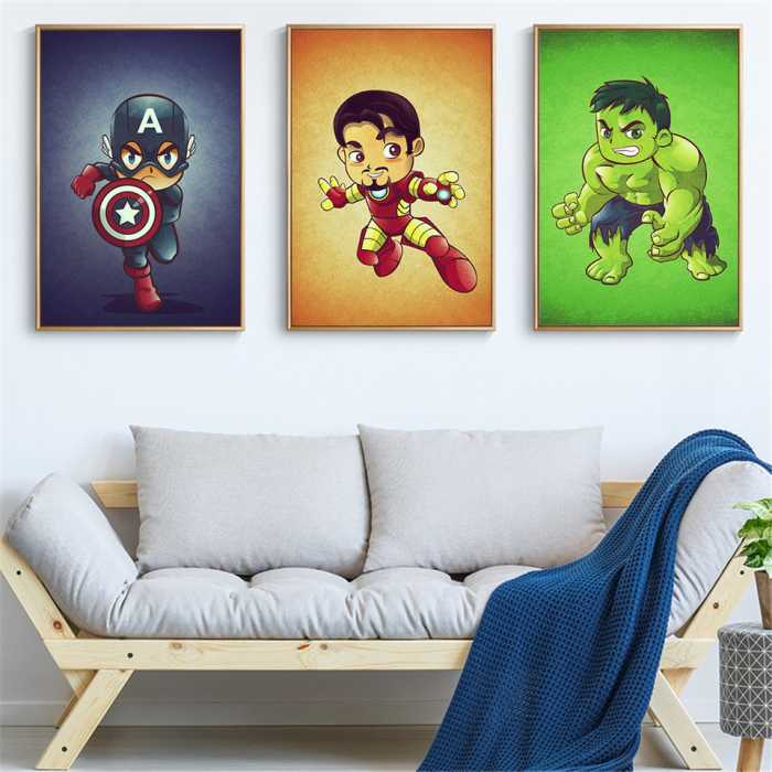 Posters Marvel Avengers : les super héros enfants