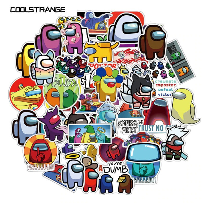 Autocollants / stickers Among Us