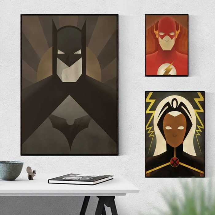 Posters Marvel / DC style portrait