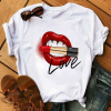 T-Shirt lèvres colorées pour femmes - /medias/160801569457.png