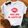 T-Shirt lèvres colorées pour femmes - /medias/160801569469.png