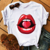 T-Shirt lèvres colorées pour femmes - /medias/160801569489.png