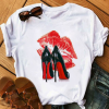 T-Shirt lèvres colorées pour femmes - /medias/160801569493.png