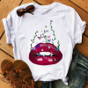 T-Shirt lèvres colorées pour femmes - /medias/160801569495.png