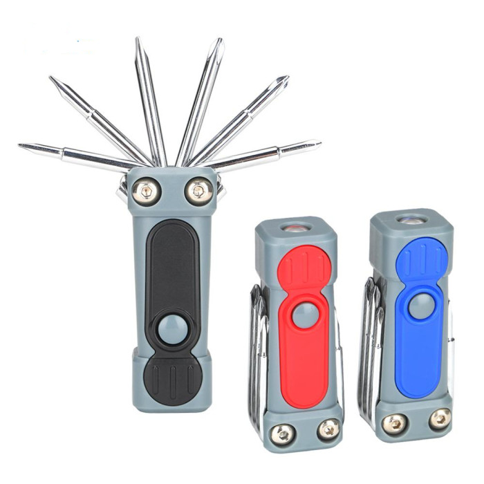Outil multifonction pliable multi outils  : 6 tournevis en 1