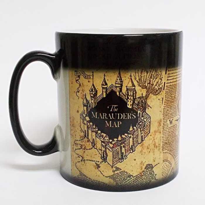 Mug thermoréactif Harry Potter carte du maraudeur