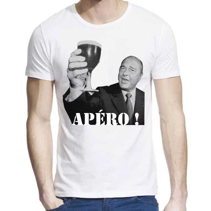 T-shirt Jacques Chirac pour l'apéro