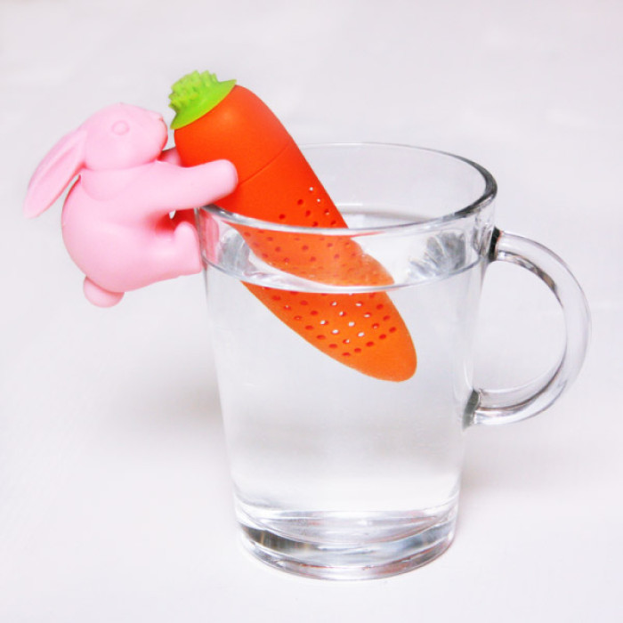 Infuseur à thé lapin et carotte