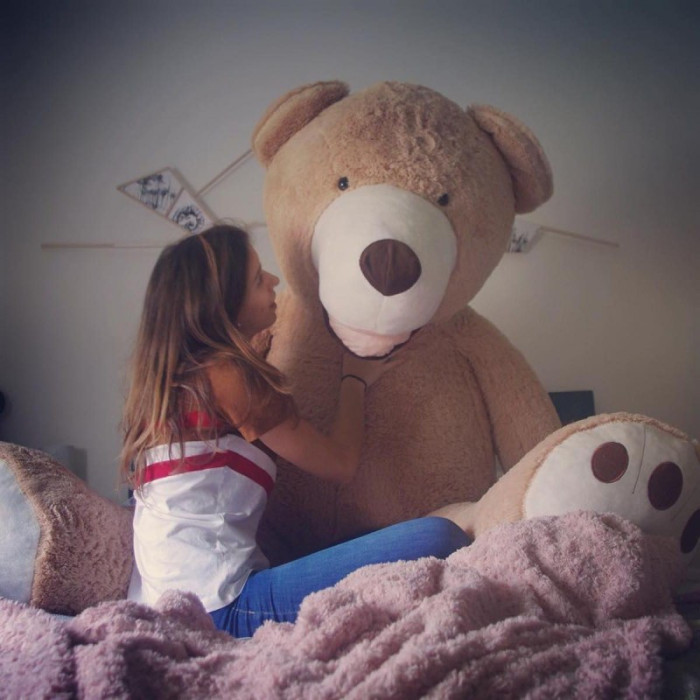 Ours en peluche géant