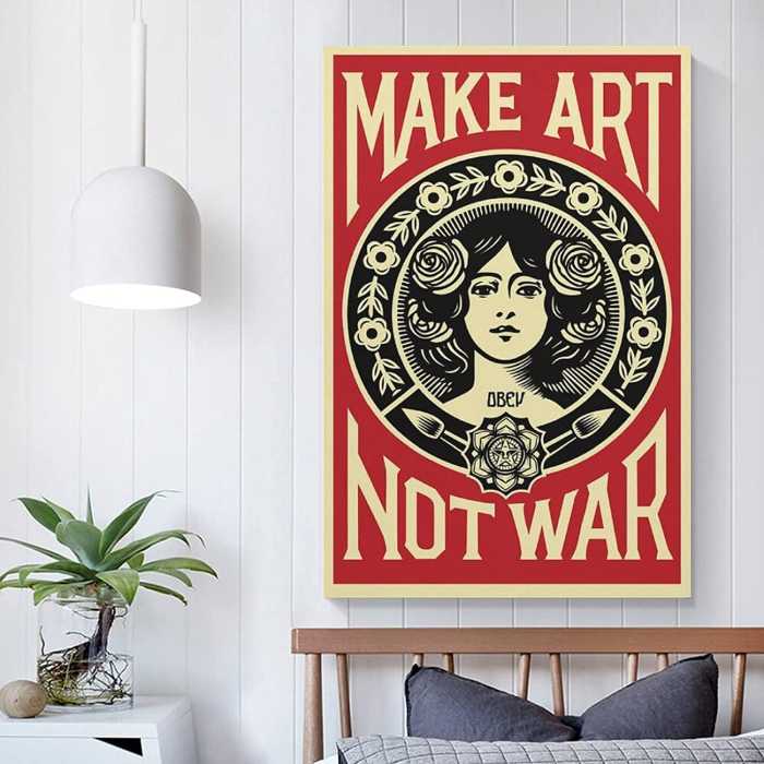 Affiche Make Art Not War