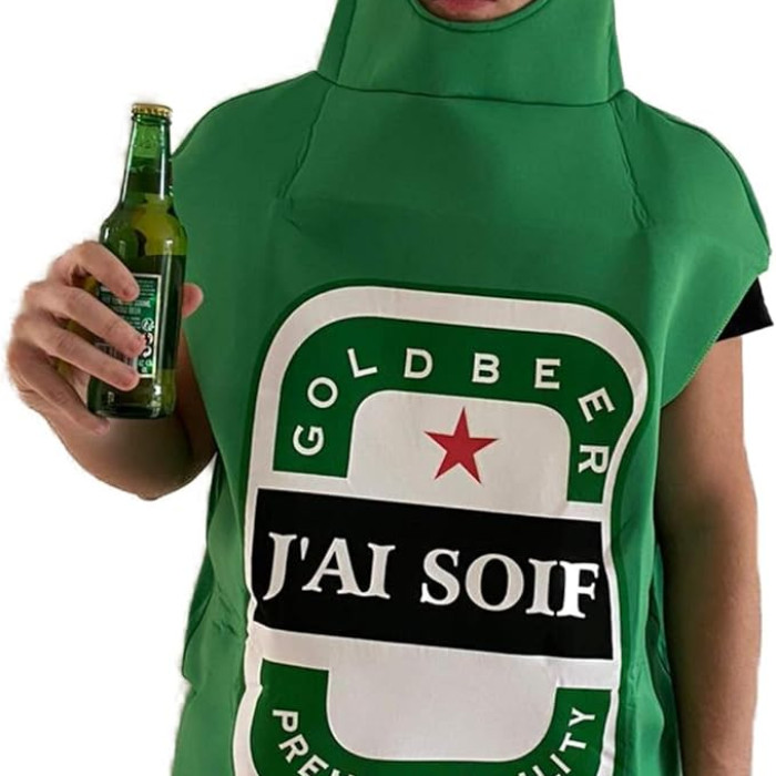 Déguisement bouteille de bière
